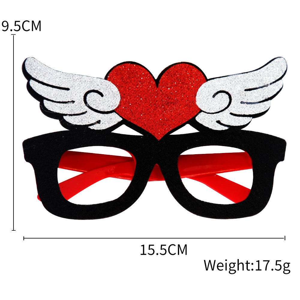 Wholesale Valentine's Day Glasses Party Party Decorations Love Love Party Glasses Photo Props
