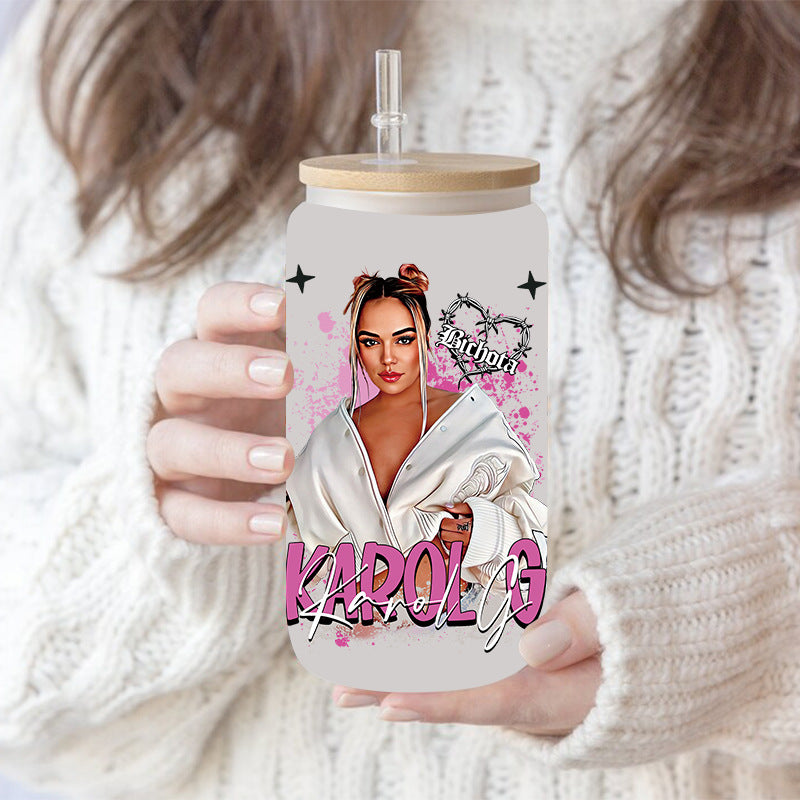 Wholesale Cartoon Cute Trendy Character Theme 16oz Cup UV DTF Wraps