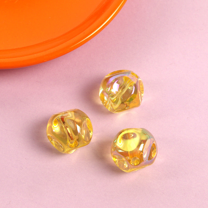 Beads de higos transparentes acrílicos de 100 piezas al por mayor