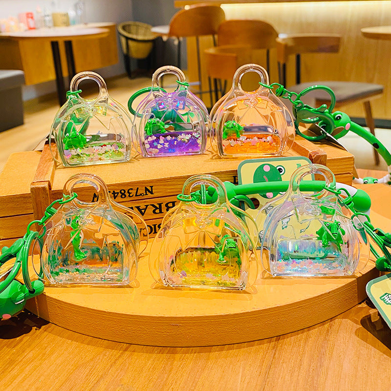 Wholesale Cartoon Frog Acrylic Keychains