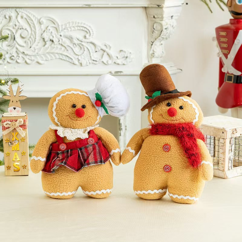 Wholesale Christmas Gingerbread Man Doll
