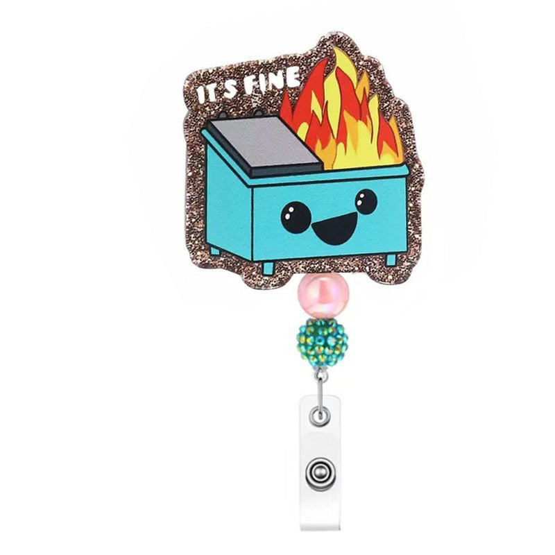 Wholesale Colorful Fire Box  Badge Reels