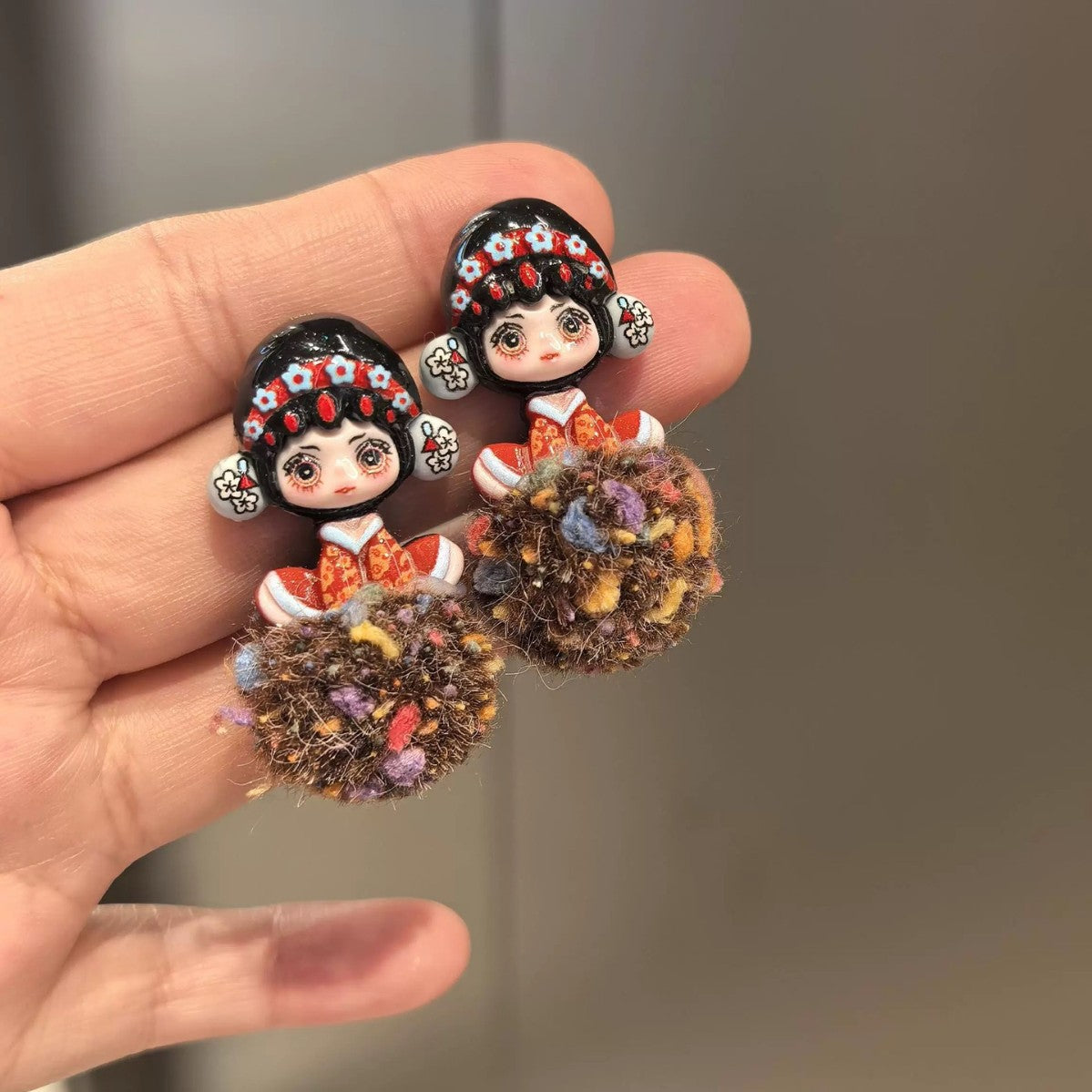 Wholesale Purely handmade niche Chinese style design 925 silver needle