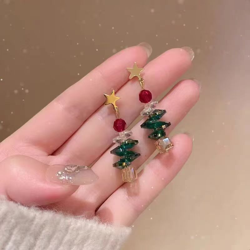 Wholesale Christmas Series Climbing  Earrings