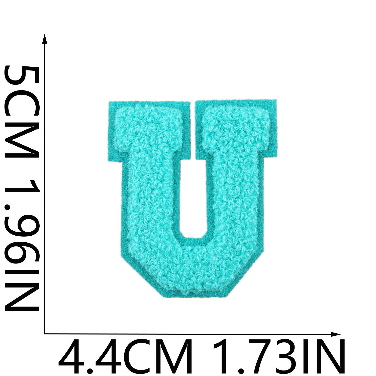 Wholesale Embroidered fabric patch hat and bag decoration A-Z English letter  DIY Patches