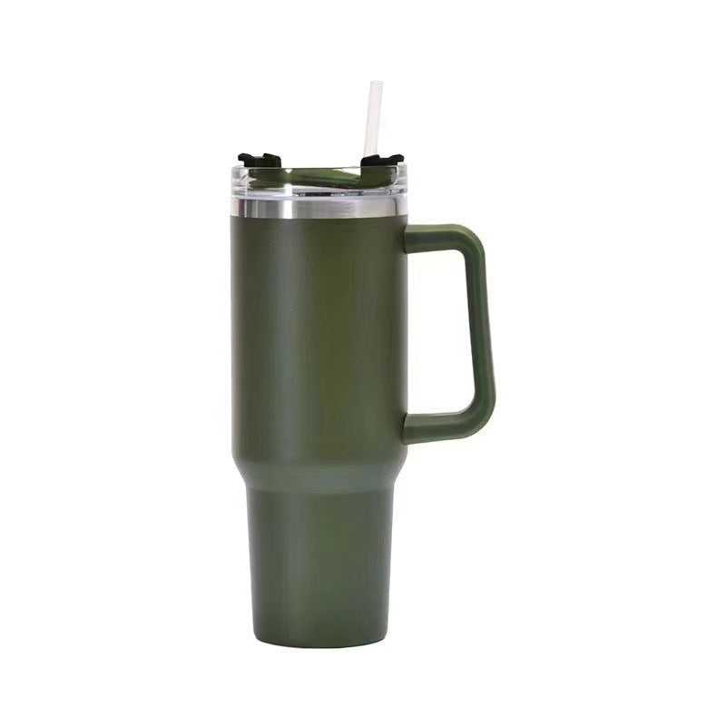 Wholesale handle cup 304 car cup ice bully cup heat preservation cold cup large capacity outdoor portable