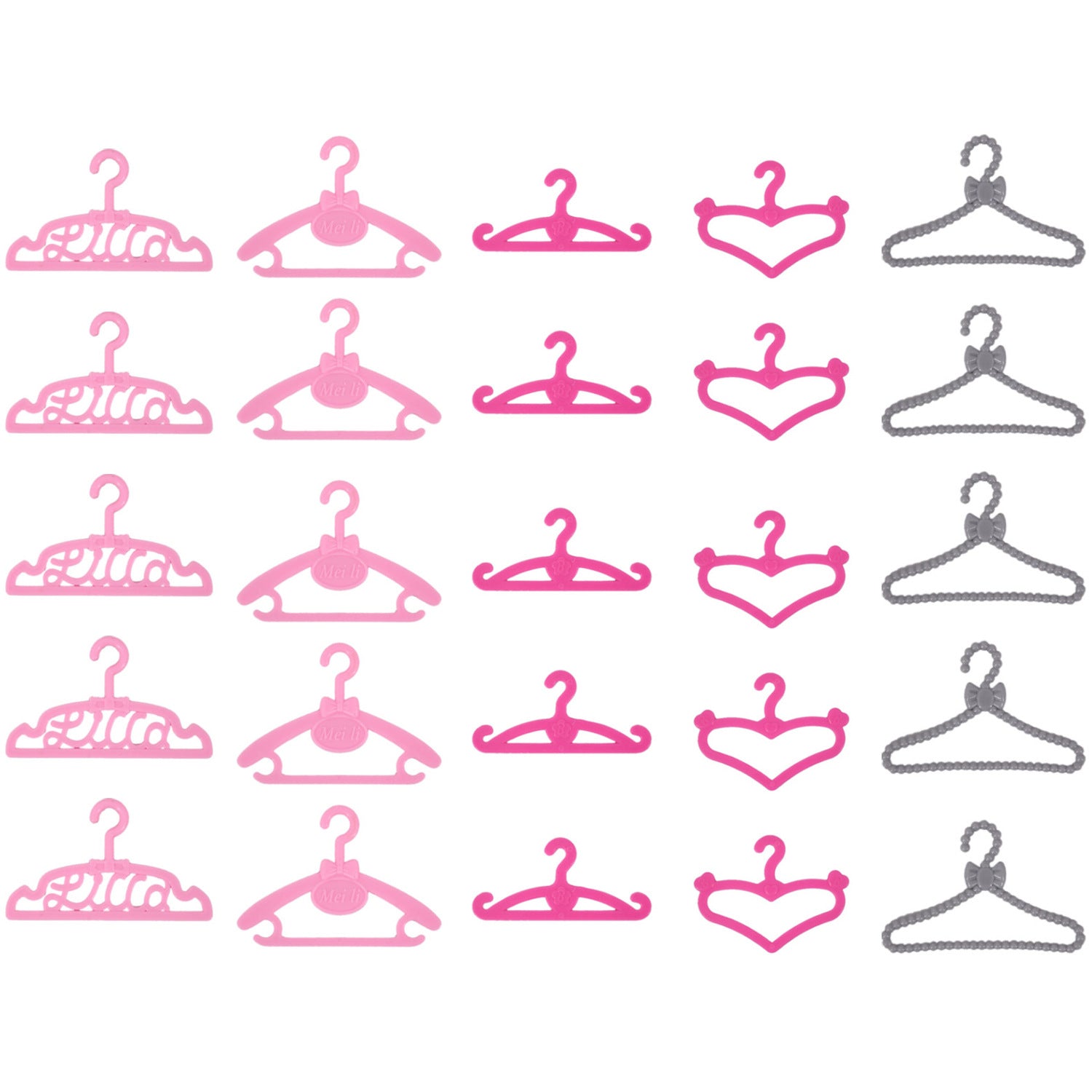 Wholesale  40pcs  Kidsren' s Toys Glasses Bags Boxes Necklaces Crown Rings Earrings Doll clothes