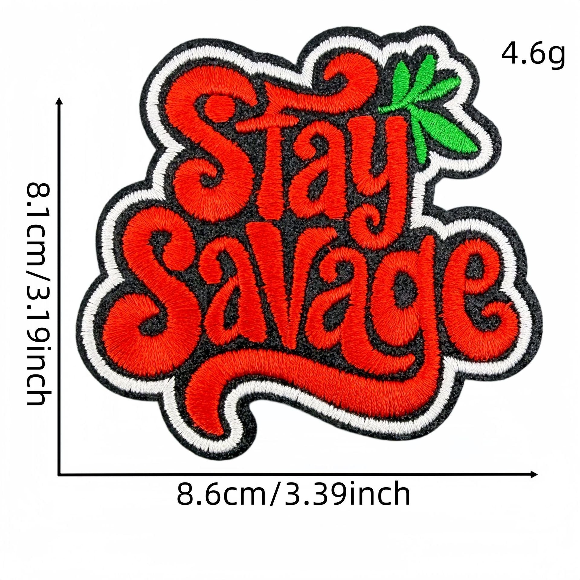Wholesale Stylish 20 Piece Embroidered Letter Patches Leopard Print Iron On Badges For Clothing Bags DIY Craft Supply