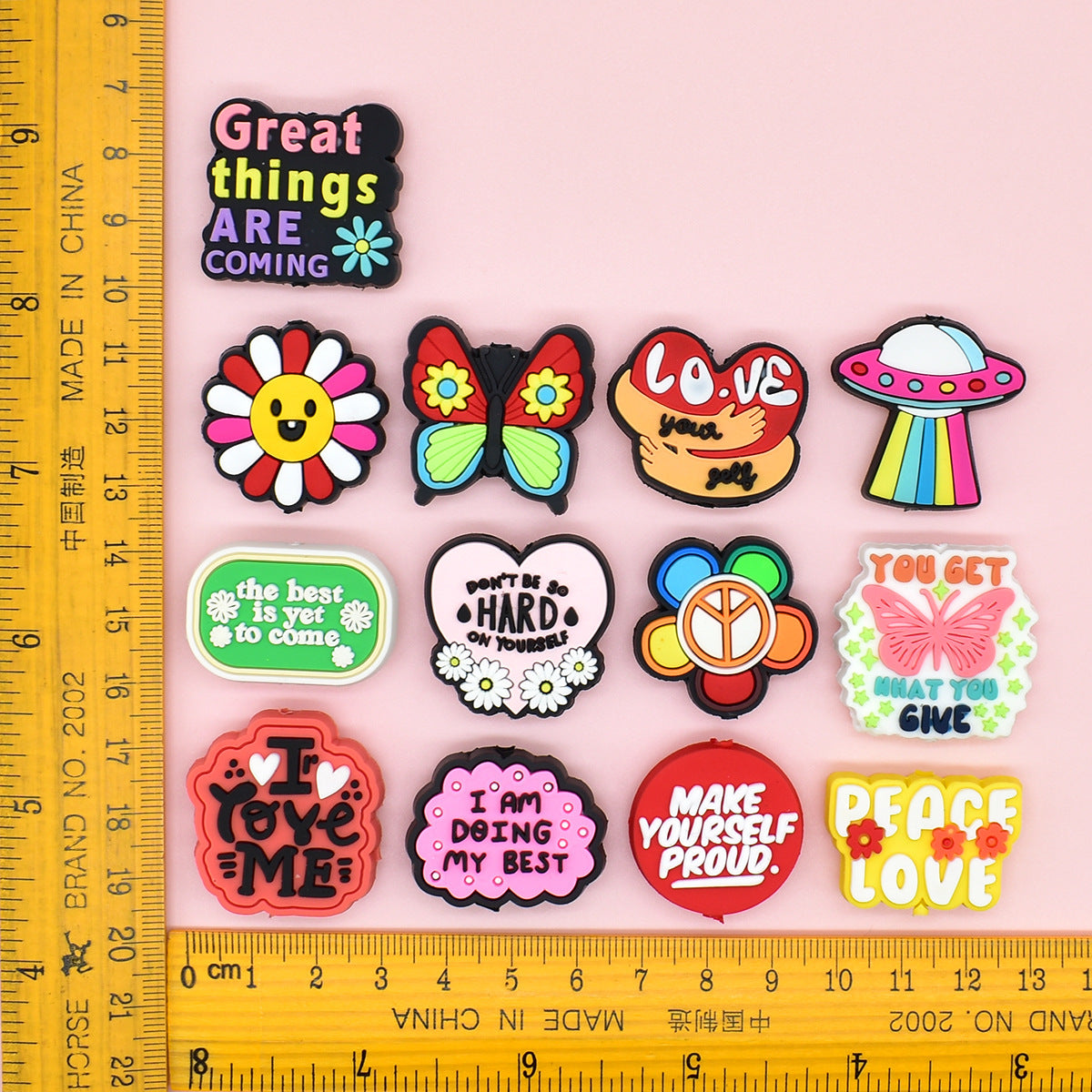 Wholesale  Random 100pcs/pack  Cartoon soft rubber beads