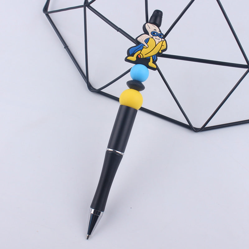 Wholesale Beaded PENS Cartoon Fruit Series Silicone Handmade Beaded Pen