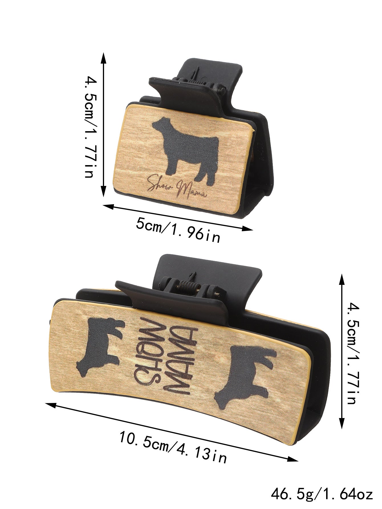 Wholesale  Western Style Sunflower Cactus Leather Hairpin Combination suit Shark Clip