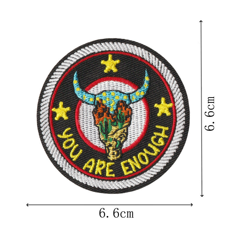 Wholesale Western Cowboy Cartoon Embroidered Patches Set Of 9 DIY Decorative et Gift