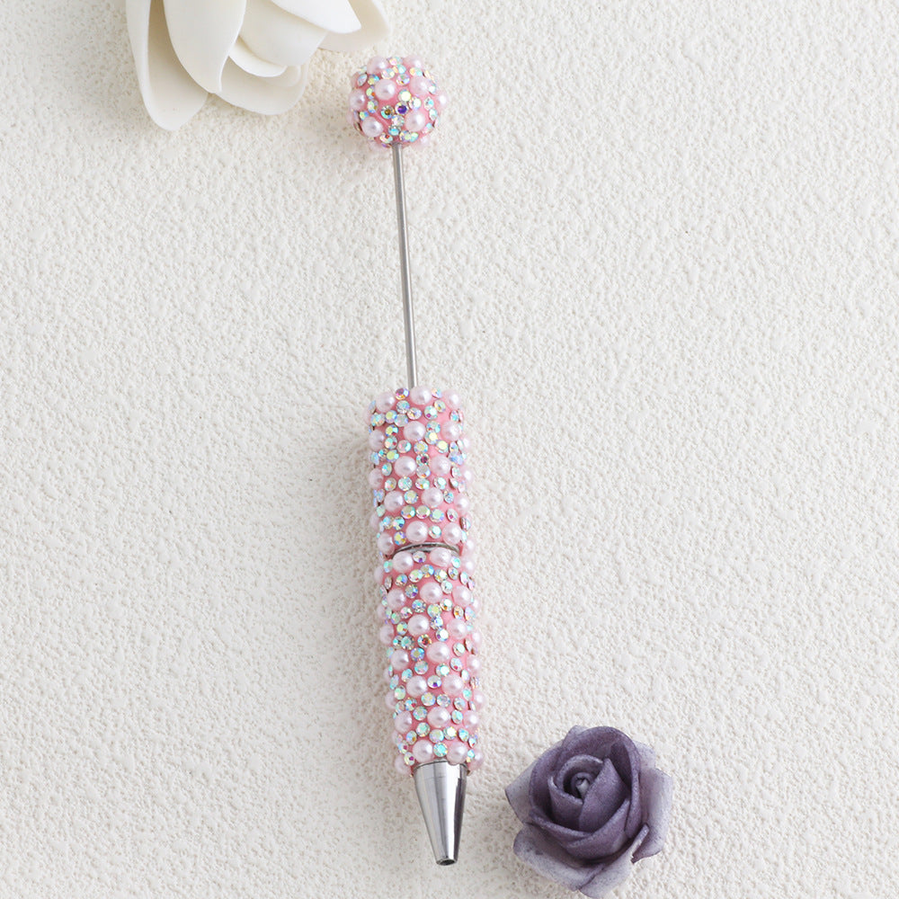 Wholesale 5pcs Colorful pearl daisy beadable pens