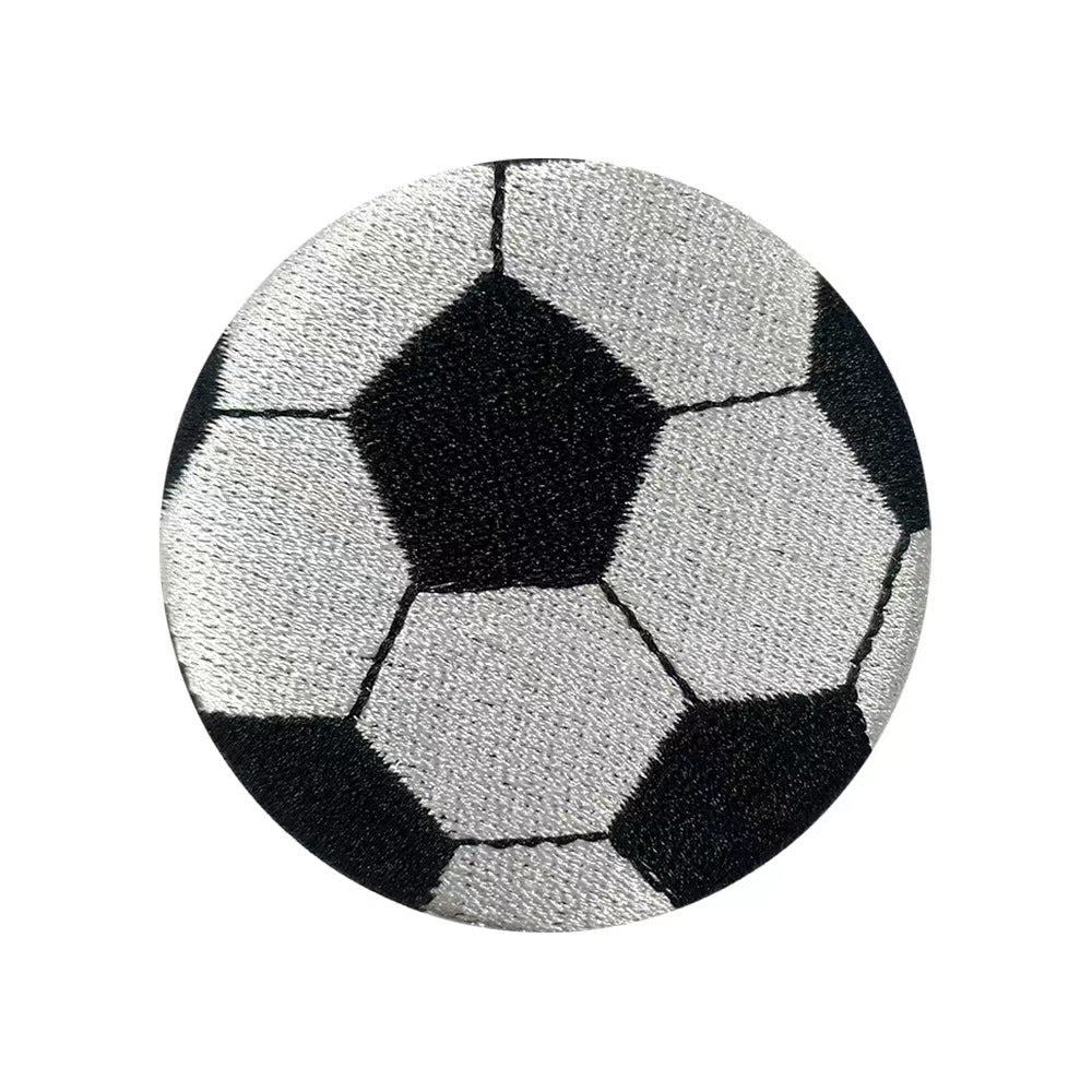 Wholesale 6 Styles Sports Ball Embroidered Tinplate Brooch Pins Fan Favorite Design For Shoes Hats Bags Jewelry Accessory