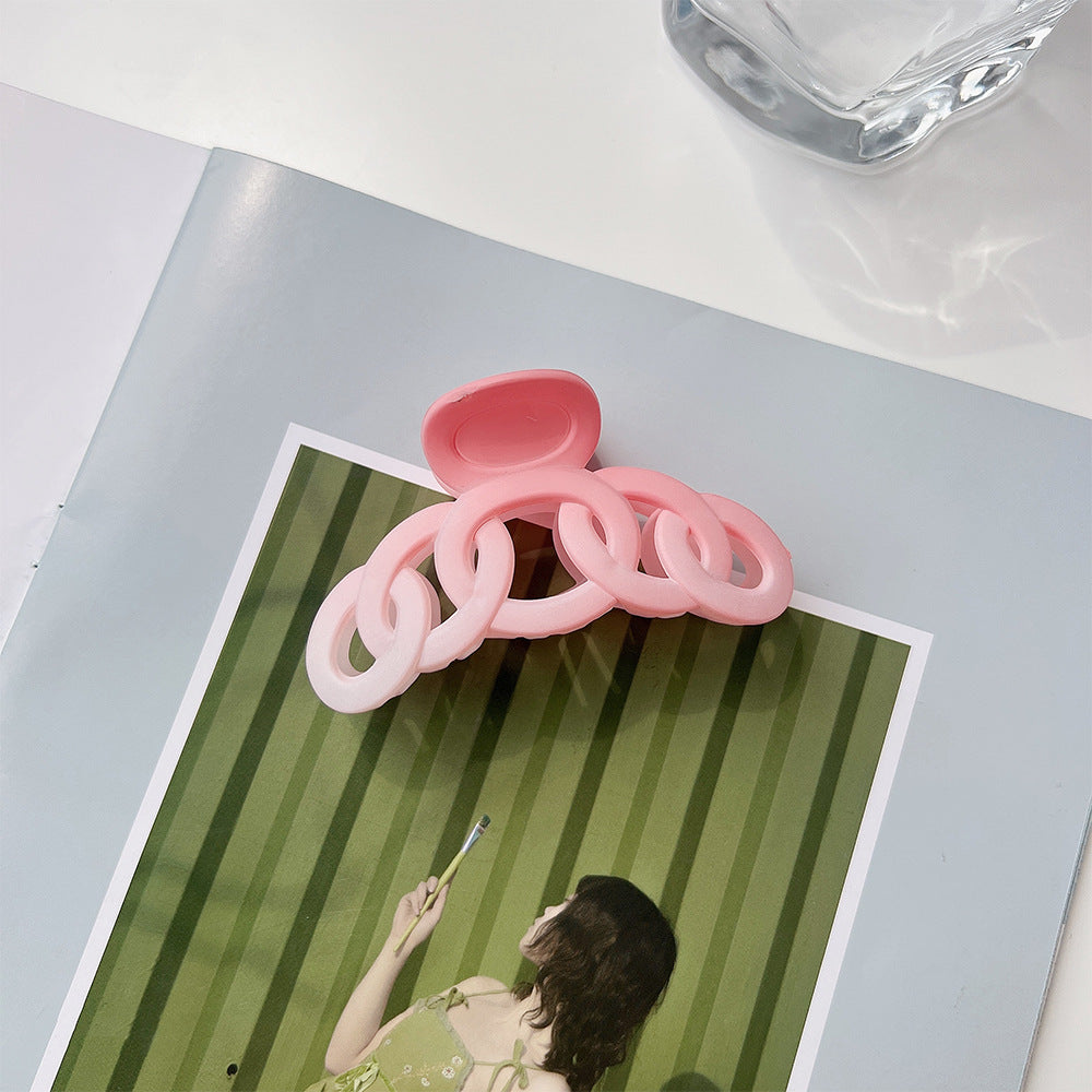 Wholesale Sakura Pink Gradient Butterfly Hair Clip