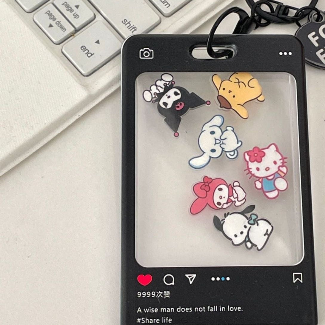 Wholesale Colorful cartoon card holder