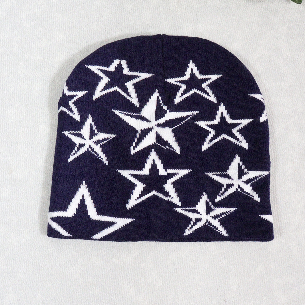 Wholesale Trendy Little Star Jacquard Beanie