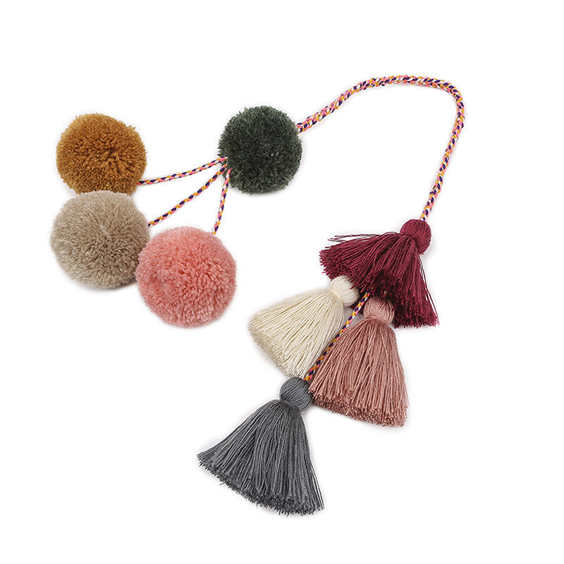 Wholesale Bohemian Tassel Pendant DIY Hand-woven Keychain