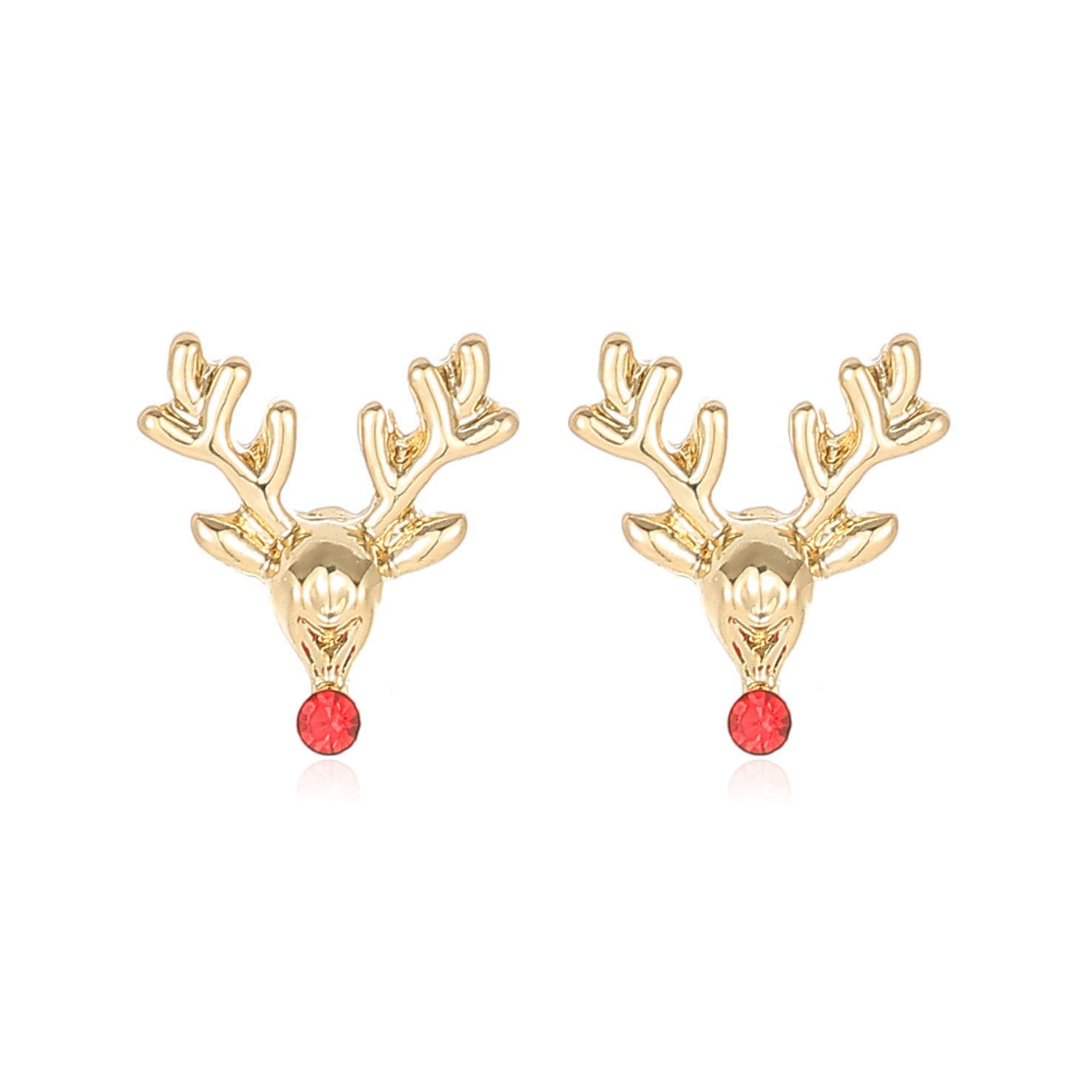 Wholesale Zinc Alloy Christmas Earrings Snowflake Tree Bell Elk Rhinestone Dangle Jewelry Party Fashion Accessory
