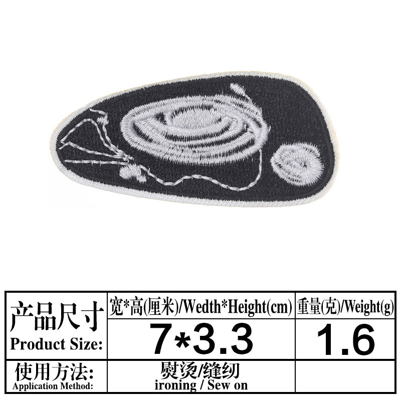Wholesale 10 Pack Cartoon Embroidered Patch Set Sup erhero Theme DIY Sew On Patches For Clothing Bags Towels Fashion Accessory For Resale MysteryZone
