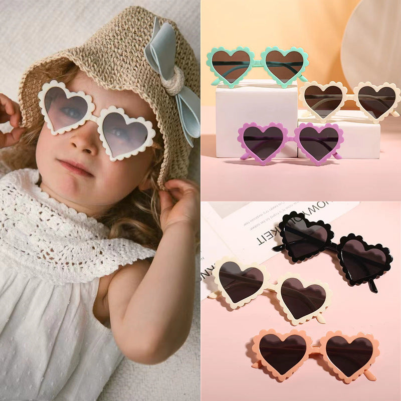 Wholesale Children's Heart Shaped Sunglasses