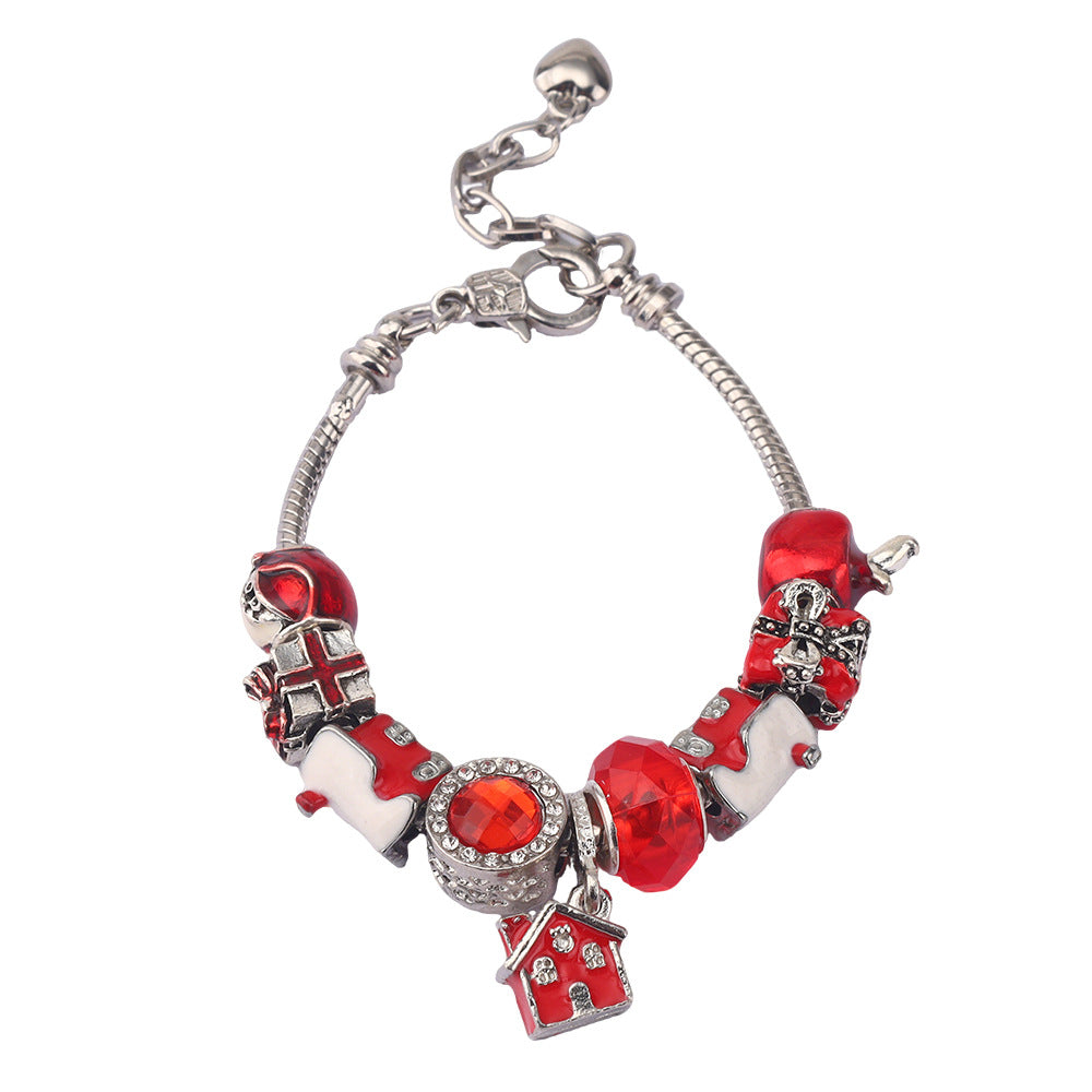 Wholesale Christmas Tree Snowflake Bracelet