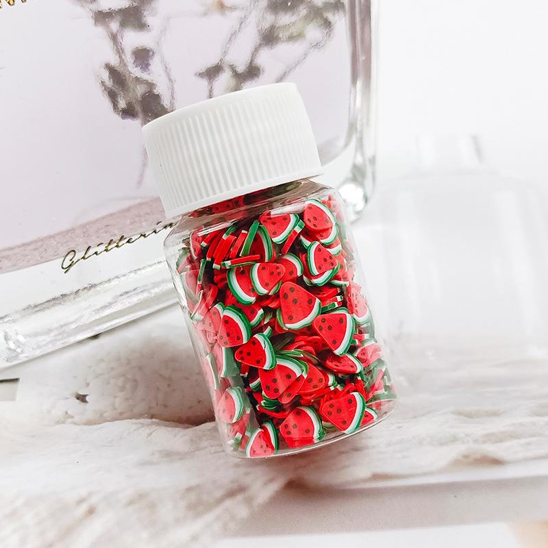 Wholesale Fruit clay slices 20ml small bottle 15g