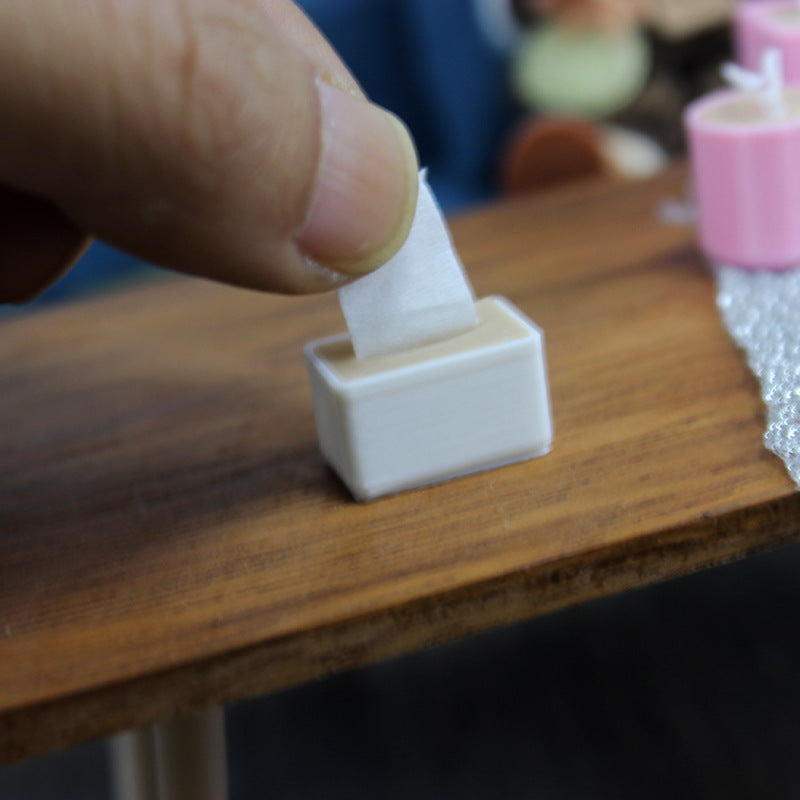 Wholesale doll house  simulation miniature paper box Doll Accessories