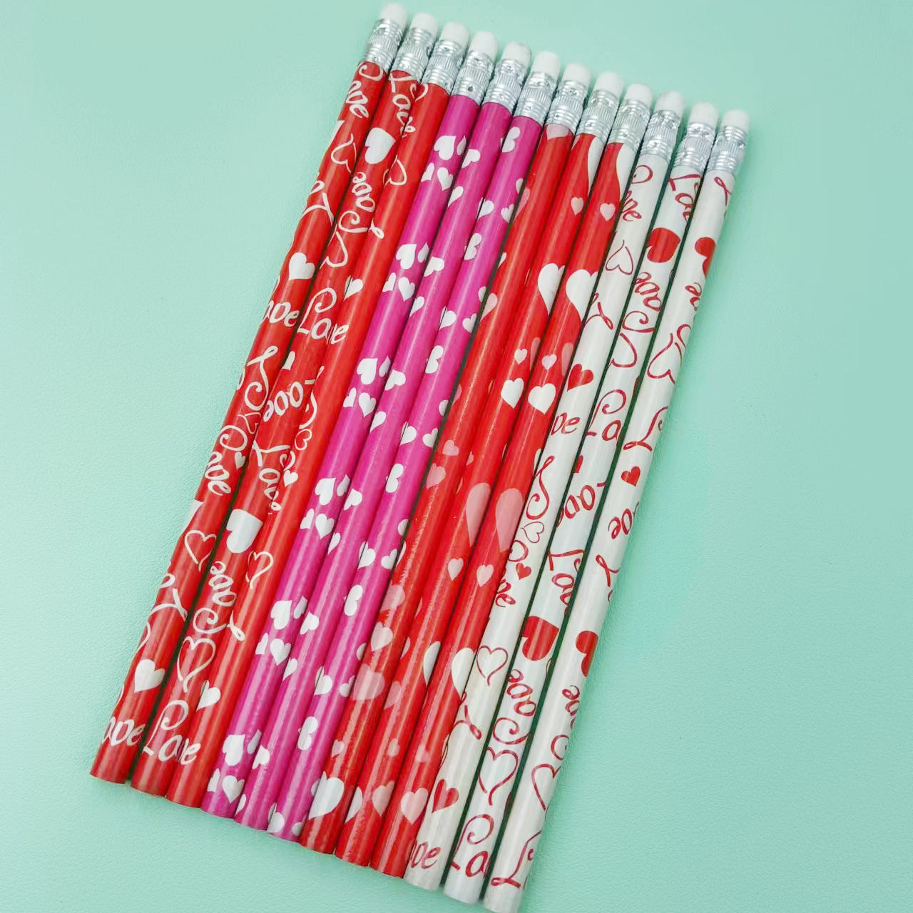 Wholesale of 60pcs/pack Valentine's Day Love PVC Erasers