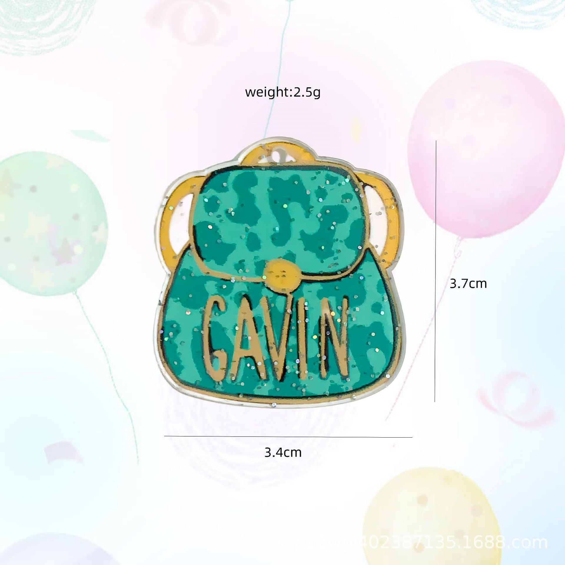 Wholesale 30pcs Acrylic Glitter Campus Style Graduation Season Accessories DIY Materials