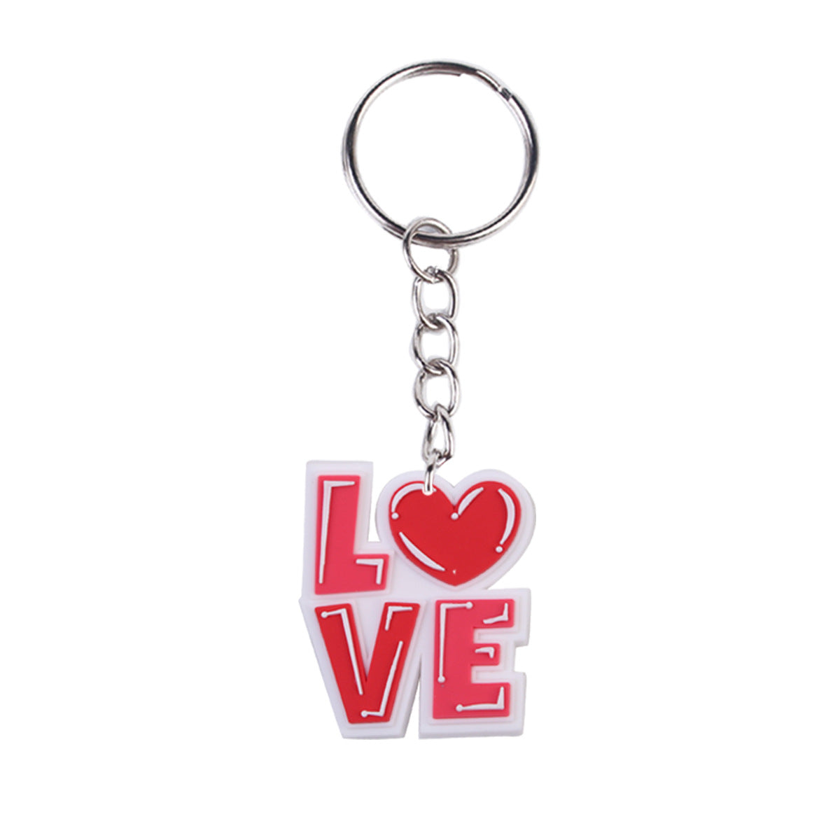Wholesale Valentine' s Day Cartoon Cute Bear Pvc Keychain