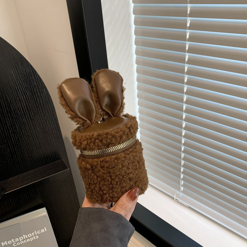 Wholesale Children's Bag Lambswool Mini Lipstick Bag Chain Crossbody Bag