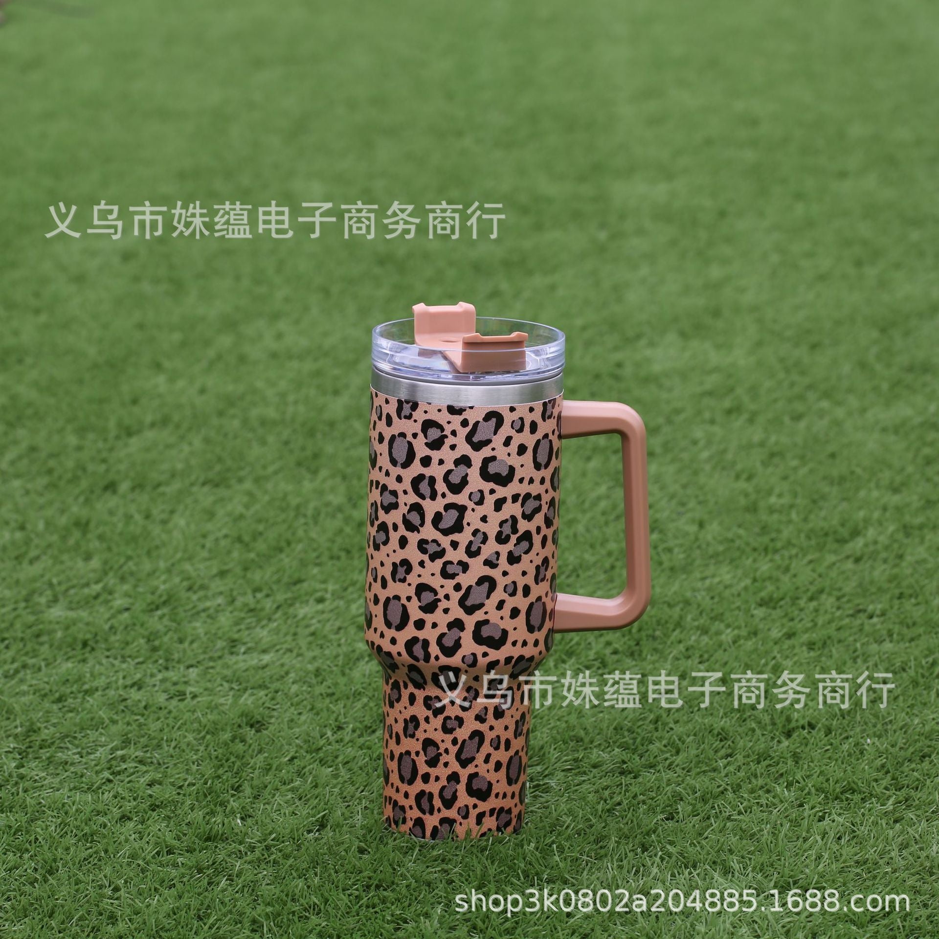 Wholesale Colorful Leopard Print 40oz First Generation Handle Ice Cup