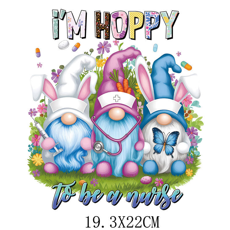 Wholesale 10pcs Easter Rabbit Radish UV DTF Ready to Press Transfers Wrap