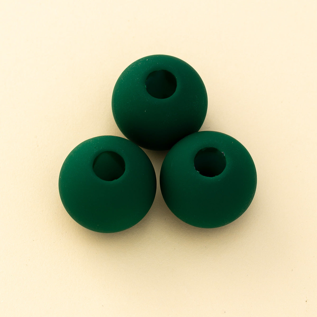 Wholesale 100pcs/pack ABS Matte Round String Beads