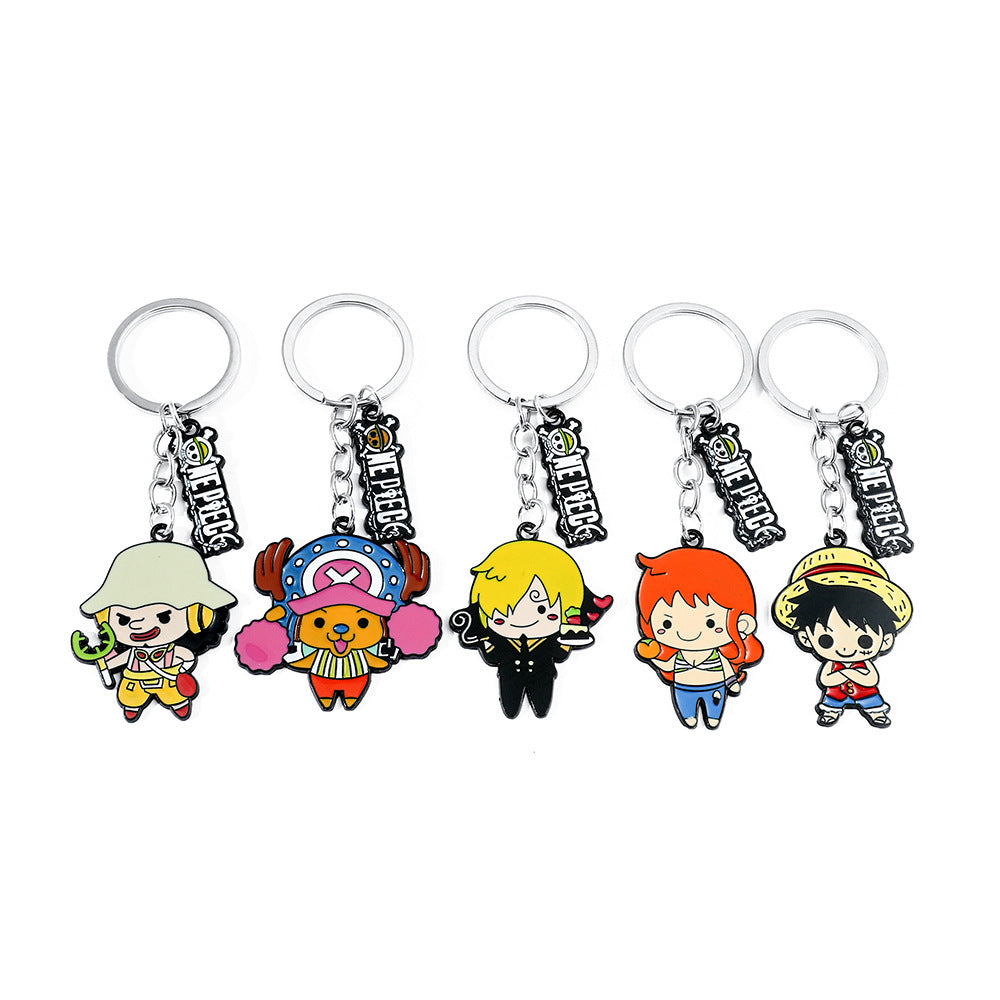Wholesale One Piece Garo Tonkotsu Luffy Keychain