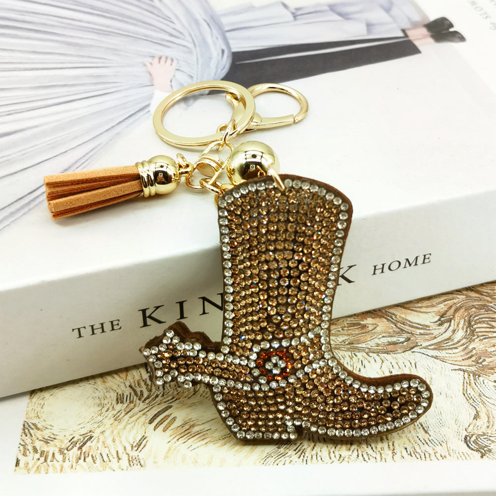 Wholesale 5pcs Diamond studded boot key