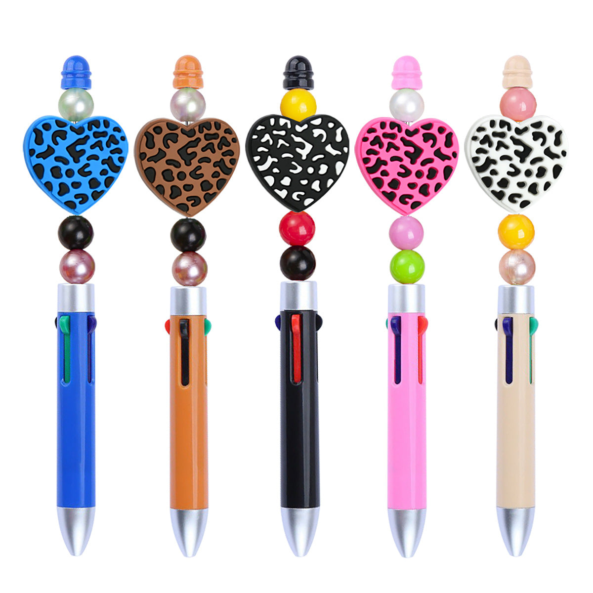 Wholesale Random 100pcs/pack  Valentine' s Day Colorful Love Beads