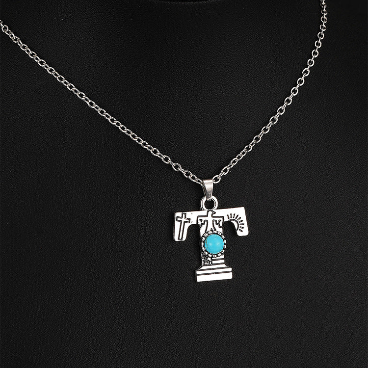 Wholesale Bohemian style English letter necklace