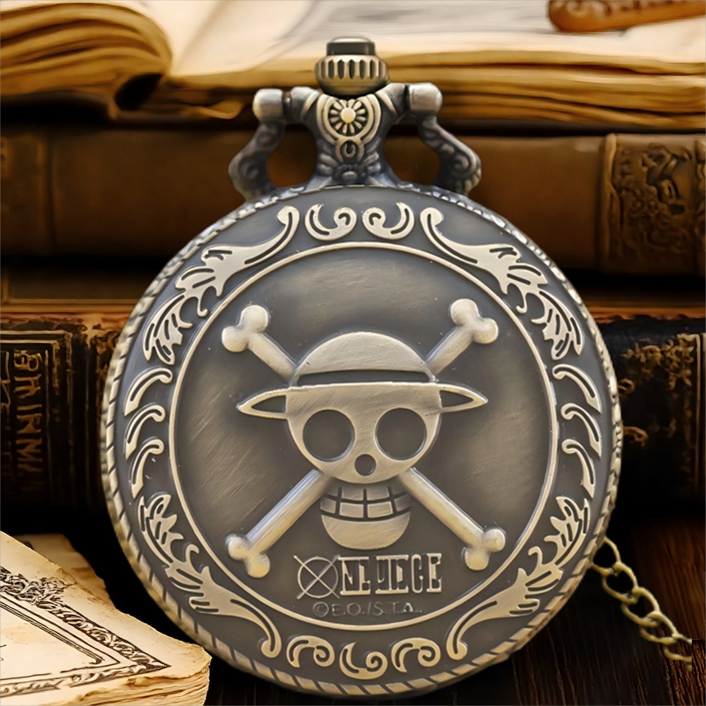 Wholesale Hollow out retro flip quartz pocket watch