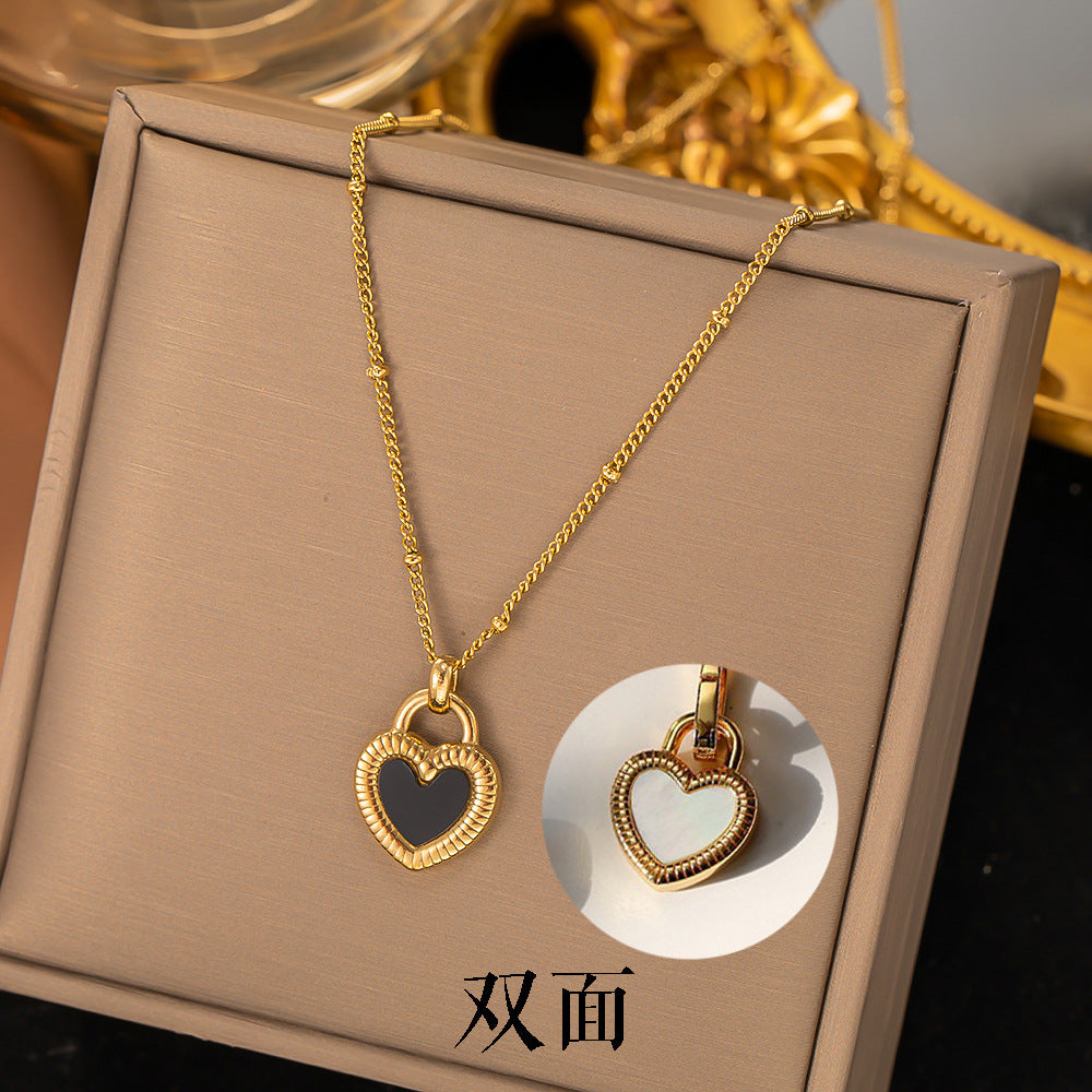 Wholesale Non-fading Gold Plated Titanium Steel Necklace Clavicle Chain