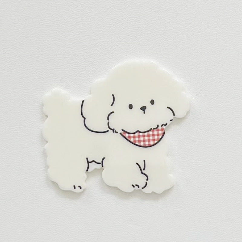 Wholesale 10pcs cute cartoon dogs and cats Acrylic Flatback