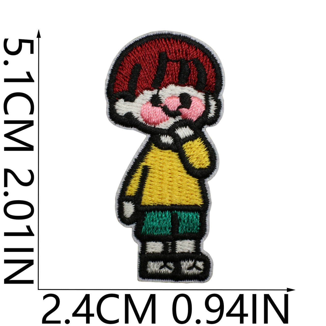 Wholesale Polyester Embroidered Patch Cute Girl Design DIY Clothing Accessory For Kids Boutique Gift