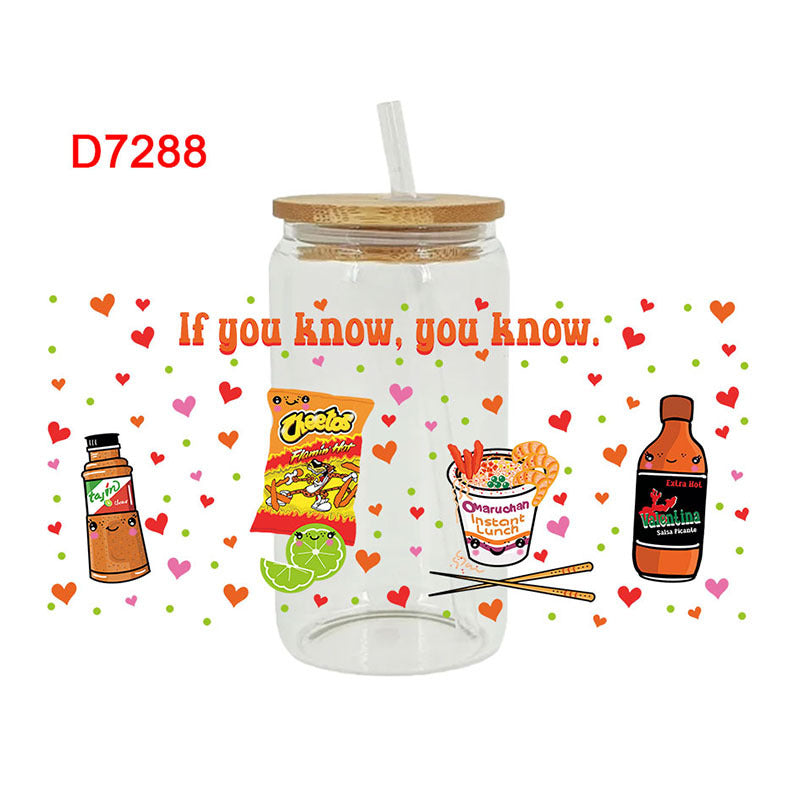 Wholesale Colorful beverage cake  16oz Cup UV DTF Wraps