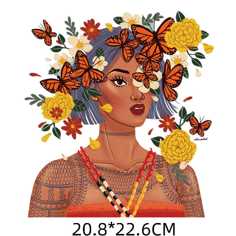 Wholesale  Girls Letter Heat Transfer Stickers UV DTF Ready to Press Transfers Wraps