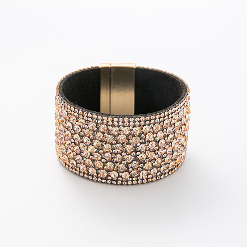 Wholesale Bohemian style handmade pebble wide  Beaded Bracelets