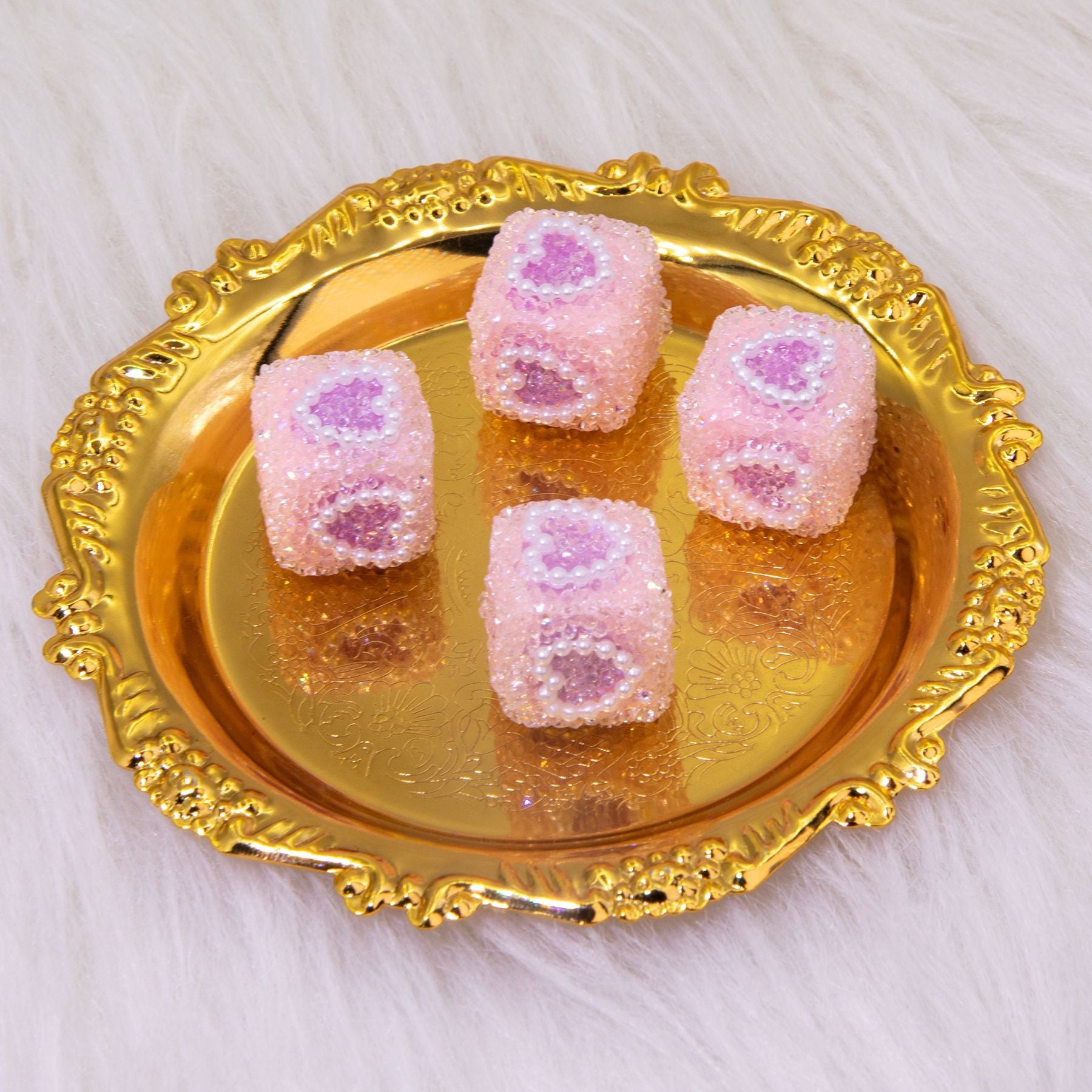 Wholesale 5pcs18mm Sugar Cube Love Acrylic Multi-faceted Love Beads