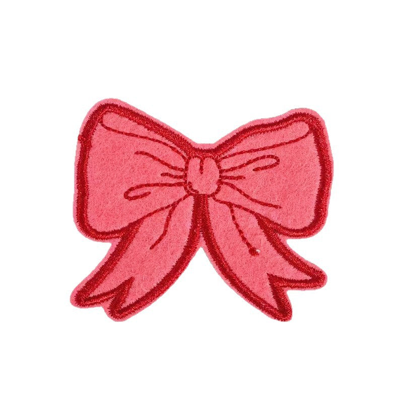 Wholesale 9 Piece Butterfly Bow Embroidered Patches Trendy DIY Fashion Accessory For Clothing Bags Hats Towels Gift Boutique Resale