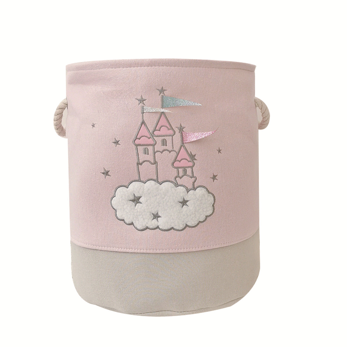 Wholesale Canvas Castle Princess Storage Basket