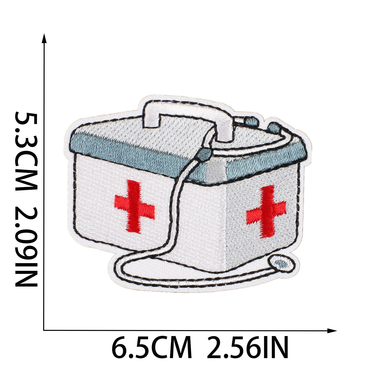 Wholesale Decorative Heart Embroidered Patch Cartoon Design For Clothing Fashion Accessory